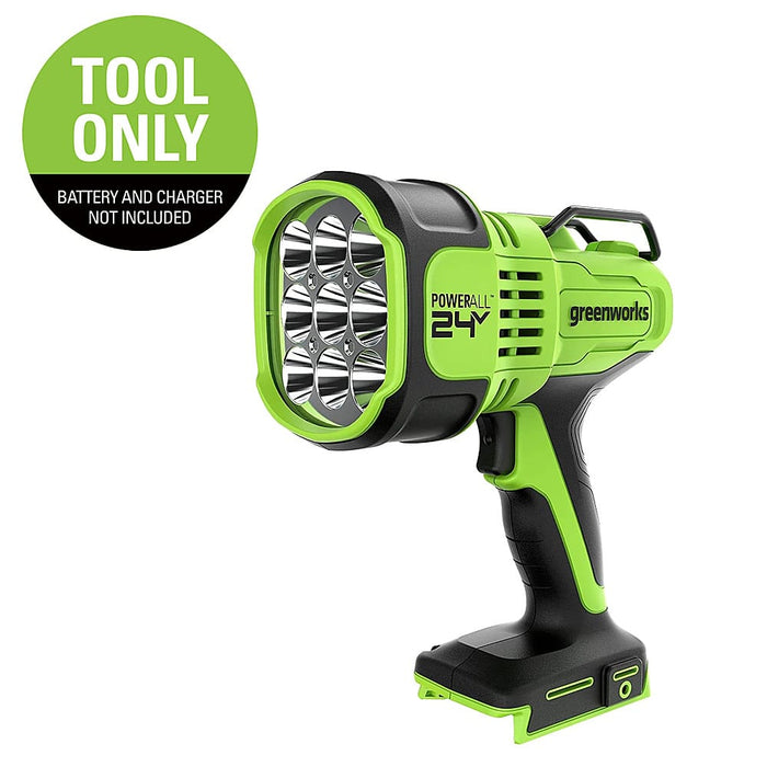 Greenworks - 24 Volt Cordless Battery Spot Light (Battery  Charger Not Included) - Green