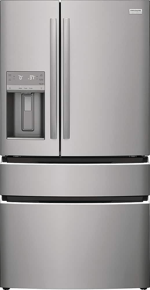 Frigidaire - Gallery 26.3 Cu. Ft. 4-Door French Door Refrigerator - Smudge Proof Stainless Steel
