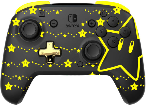PDP - REMATCH GLOW Wireless Controller Super Star Glow-in-the-Dark  For Nintendo Switch Nintendo Switch - OLED Model - Super Star