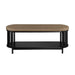 Walker Edison - Modern Upholstered Bench - Black