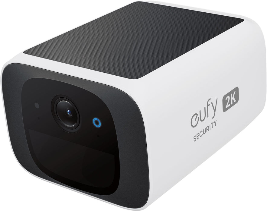 eufy Security - eufy S220 SoloCam Battery-Powered Security Camera with Solar Charging - White