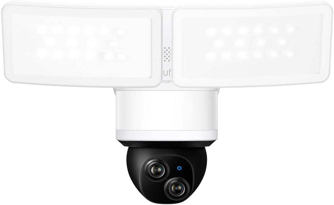 eufy Security - E340 Outdoor Wired 3K Security Camera with Floodlight - White