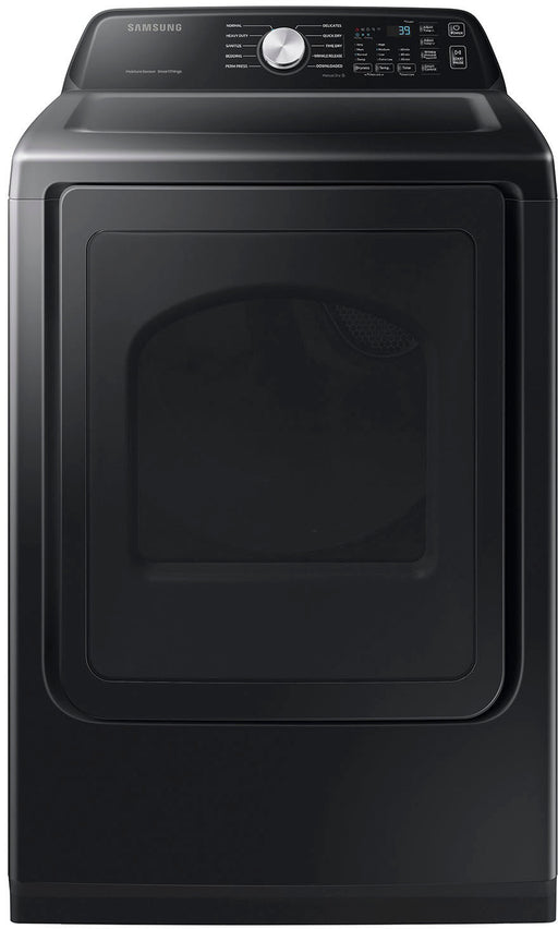 Samsung - 7.4 Cu. Ft. Smart Electric Dryer with Sensor Dry - Black