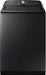 Samsung - 5.5 Cu. Ft. High-Efficiency Smart Top Load Washer with Super Speed Wash - Brushed Black