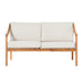 Walker Edison - Modern Solid Wood Outdoor Loveseat - Natural