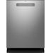 GE Profile - 24" Top Control Smart Built-In Stainless Steel Tub Dishwasher with 3rd Rack Microban Protection and 44 dBA - Stainless Steel