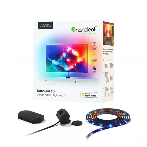 Nanoleaf - 4D - Screen Mirror + Lightstrip Kit (For TVs and Monitors up to 65") - Multicolor