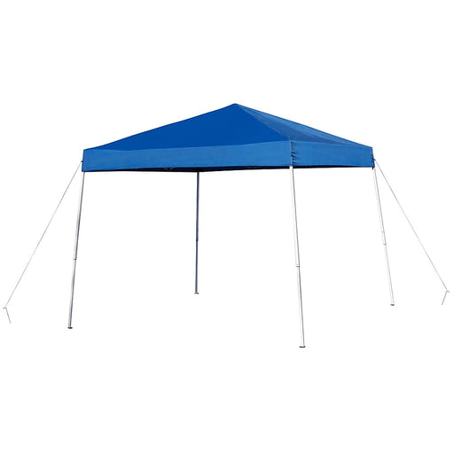 Alamont Home - Harris 8'x8' Weather Resistant Easy Pop Up Slanted Leg Canopy Tent with Carry Bag - Blue