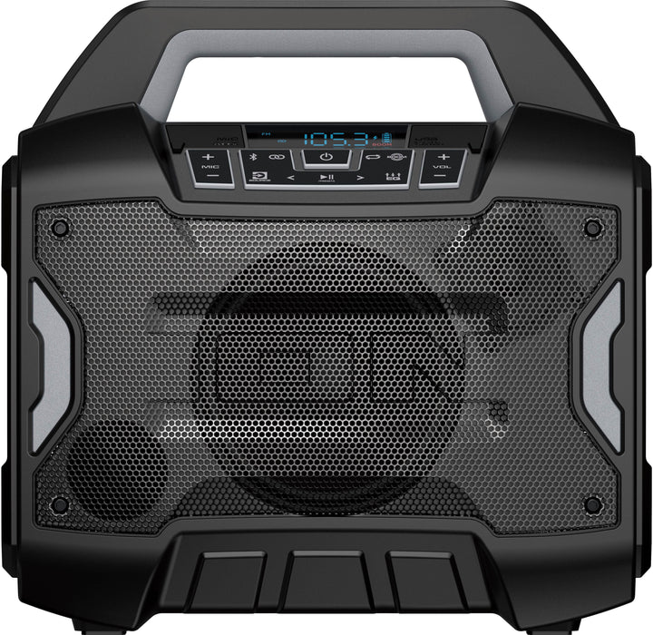 ION Audio - Sport Boom All-Weather Rechargeable Speaker with Microphone - Black