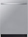 Samsung - 24" AutoRelease Dry Smart Built-In Stainless Steel Tub Dishwasher with 3rd Rack StormWash 46 dBA - Stainless Steel