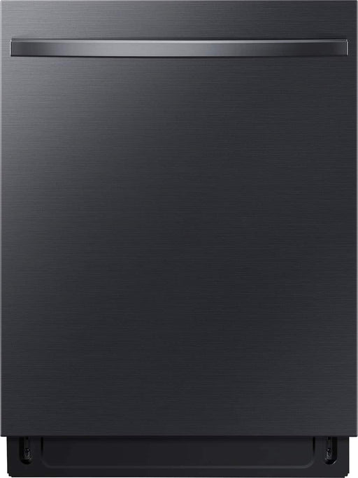 Samsung - 24" AutoRelease Dry Smart Built-In Stainless Steel Tub Dishwasher with 3rd Rack StormWash 46 dBA - Fingerprint Resistant Matte Black Steel