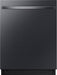 Samsung - AutoRelease Smart Built-In Dishwasher with StormWash 46 dBA - Fingerprint Resistant Matte Black Steel