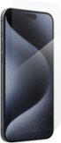 ZAGG - Glass+ Defense Screen Protector for Apple iPhone 15 Pro Max - Clear