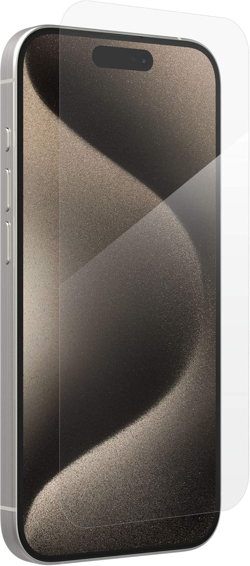 ZAGG - Glass Elite Maximum Impact  Scratch Screen Protector for Apple iPhone 15 Pro - Clear