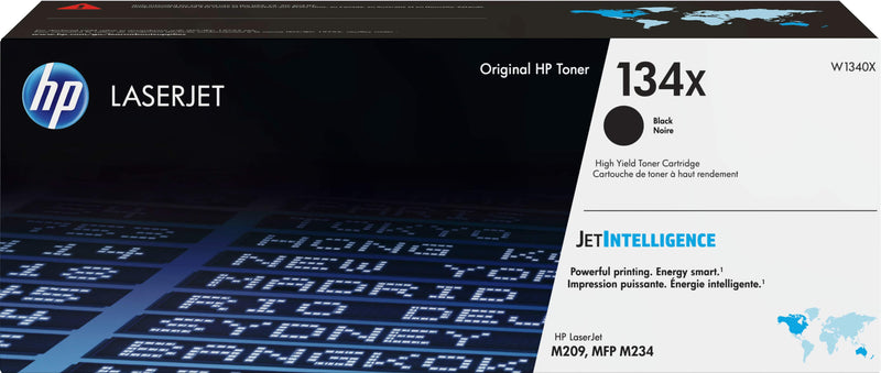 HP 134X - High Yield - black - original - LaserJet - toner cartridge (W1340X)