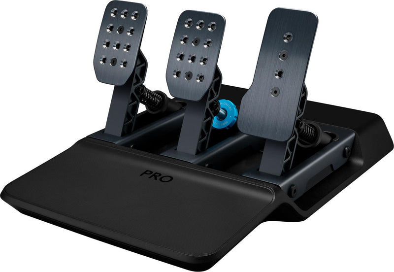 Logitech - PRO Racing Simulator Pedals with 100kg Load Cell Brake for Windows - Black