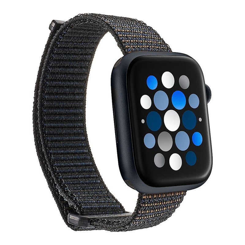 Insignia - Active Nylon Band for Apple Watch 44mm 45mm 46mm Series 10 and Apple Watch Ultra 49mm (All Series) - Black
