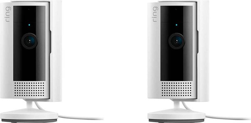 Ring - Indoor Cam (2023 Release) Plug-In (2-Pack) - Pure White