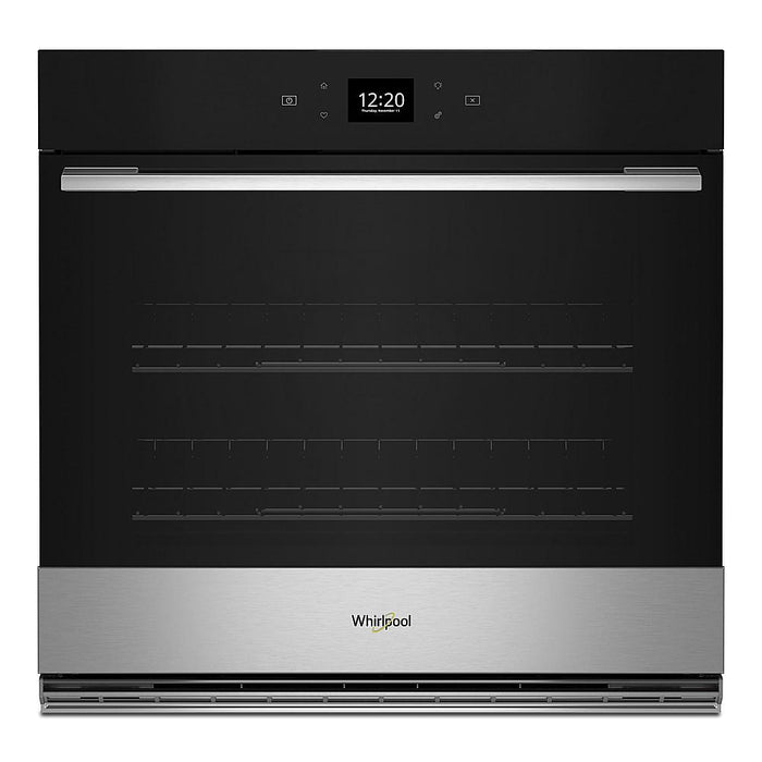 Whirlpool - 30" Smart Built-In Single Electric Wall Oven with Air Fry - Stainless Steel