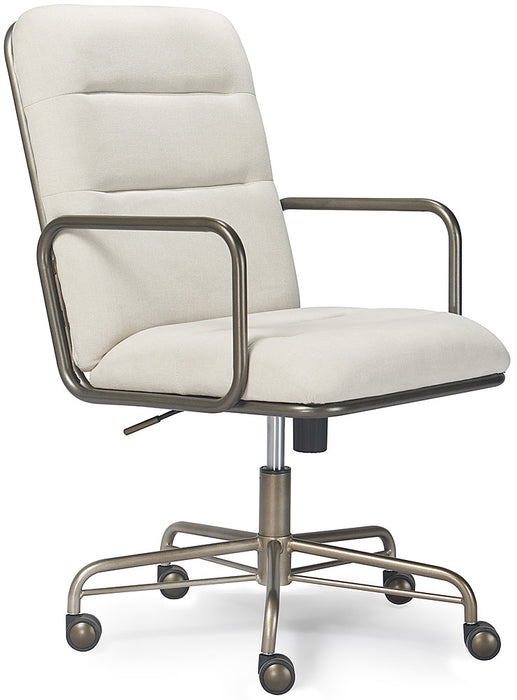 Finch - Franklin Upholstered Office Chair - Fabric - Soft White