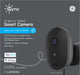 General Electric - CYNC 1-Camera Outdoor Wired Security Camera - BLACK