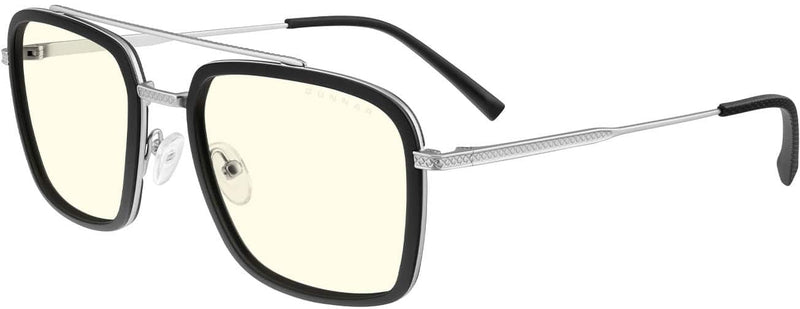 GUNNAR - Barron Computer Glasses with Blue Light Reduction  Clear Lenses - Black