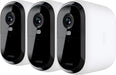 Arlo - Essential XL 3-Camera Outdoor Wireless 2K Security Camera (2nd Generation) with Longer Battery Life - White