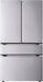 LG - 29.6 Cu. Ft. 4-Door French Door Smart Refrigerator with Full-Convert Drawer - Stainless Steel