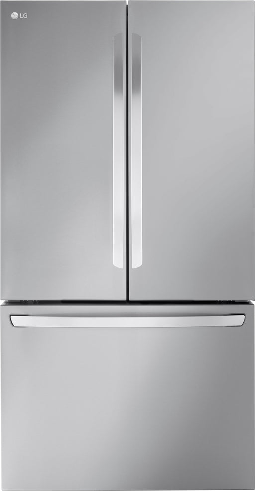 LG - Standard-Depth MAX 31.7 Cu. Ft. French Door Smart Refrigerator with Internal Water Dispenser - Stainless Steel