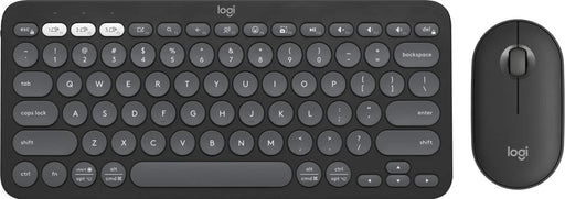 Logitech Pebble 2 Combo Wireless Keyboard and Mouse Tonal Graphite - keyboard and mouse set Input Device
