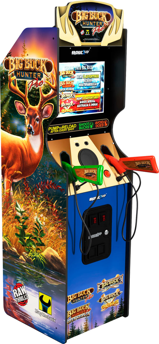 Arcade1Up - Big Buck Hunter Pro Deluxe Arcade Machine - Blue