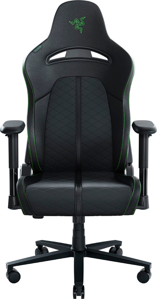 Razer - Enki X Essential Gaming Chair for All-Day Comfort - Black/Green