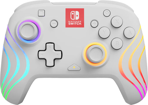 PDP - Afterglow Wave Wireless Controller White For Nintendo Switch Nintendo Switch - OLED Model - White