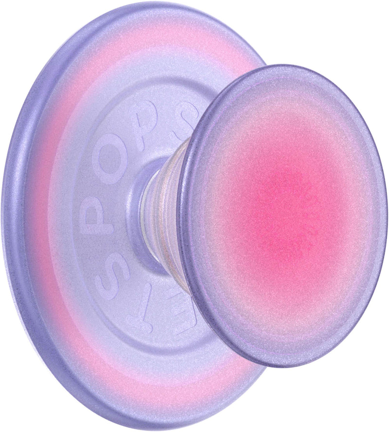 PopSockets - MagSafe PopGrip Universal Magnetic Grip  Stand with Adapter Ring for Cell Phones - Aura