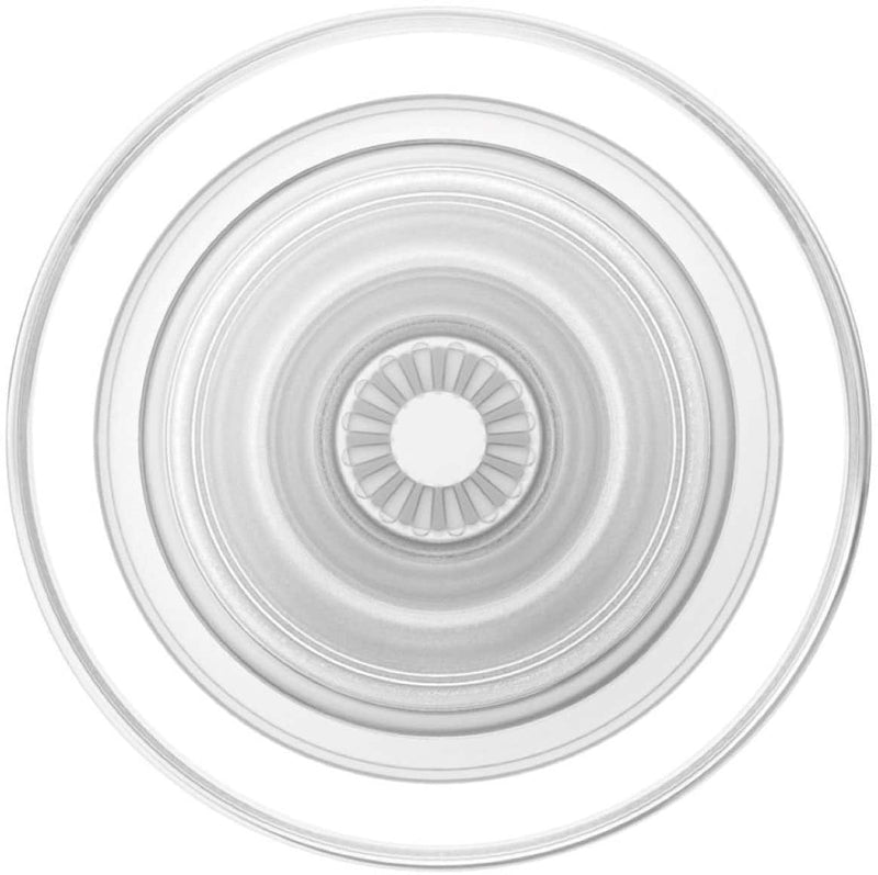 PopSockets - MagSafe PopGrip Universal Magnetic Grip  Stand with Adapter Ring for Cell Phones - Clear
