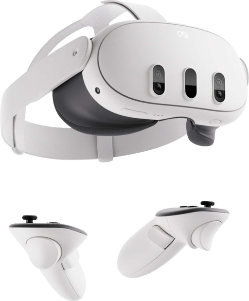 Meta - Quest 3 512GB  Virtual Reality Headset Without Wires — Thirty Percent Sharper Resolution — 2X Graphical Processing - White