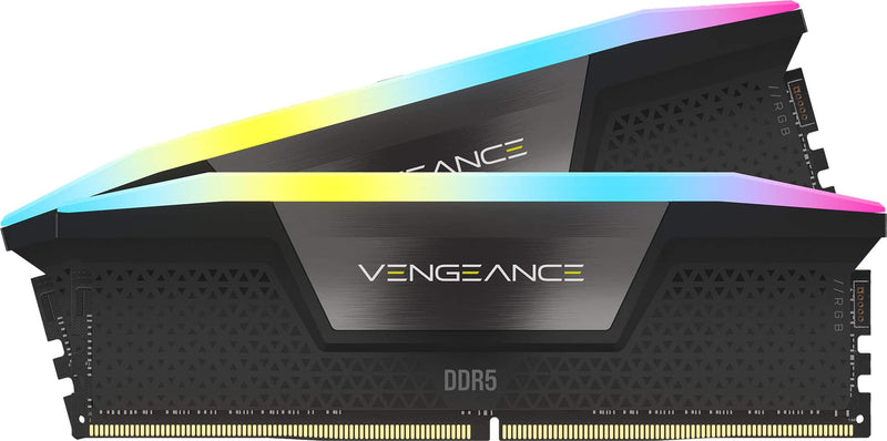 CORSAIR Vengeance RGB - DDR5 - kit - 32 GB 2 x 16 GB - DIMM 288-pin - 7200 MHz / PC5-57600 - unbuffered
