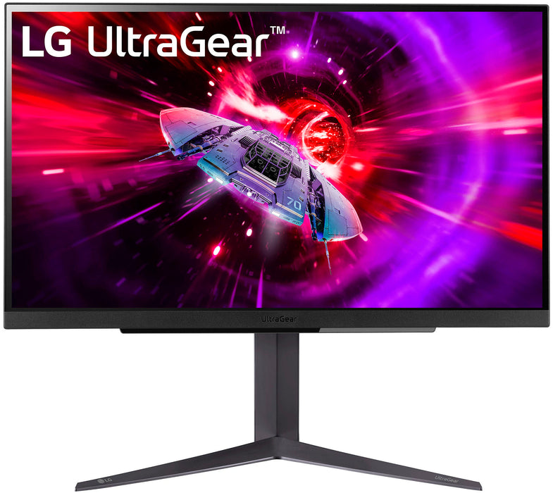 LG - UltraGear 27" QHD 240Hz 1ms NVIDIA G-SYNC Compatible and AMD FreeSync Premium with DisplayHDR 400 - Black