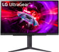 LG - UltraGear 27" QHD 240Hz 1ms NVIDIA G-SYNC Compatible and AMD FreeSync Premium with DisplayHDR 400 - Black