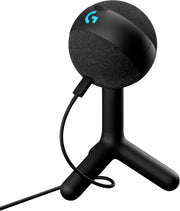 Logitech - Yeti Orb Wired Cardioid Condenser Gaming Microphone with LIGHTSYNC RGB Lights - Black