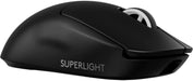 Logitech G PRO X SUPERLIGHT 2 LIGHTSPEED Wireless Gaming Mouse Black - mouse - 2.4 GHz - black