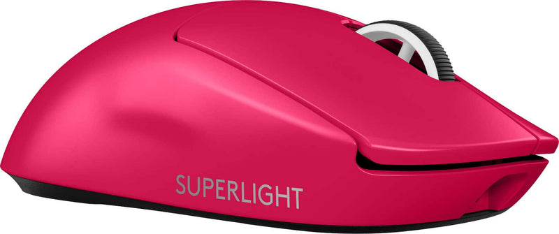 Logitech - G PRO X SUPERLIGHT 2 LIGHTSPEED Lightweight Wireless Optical HERO 2 Sensor 44 000 DPI Gaming Mouse with 8K Polling - Wireless - Magenta