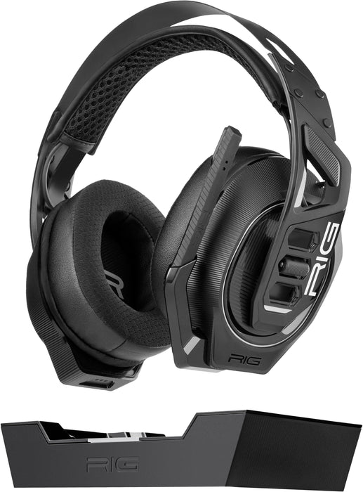 RIG - 900 MAX HX Dual Wireless Gaming Headset w/Dolby Atmos Bluetooth  Base Station for Xbox PlayStation  PC - Black