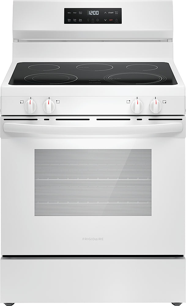 Frigidaire - 5.3 Cu. Ft. Freestanding Electric Range with EvenTemp - White