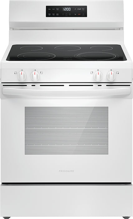 Frigidaire - 5.3 Cu. Ft. Freestanding Electric Range with EvenTemp - White