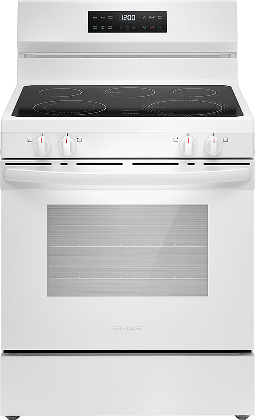 Frigidaire - 5.3 Cu. Ft. Freestanding Electric Range with EvenTemp - White