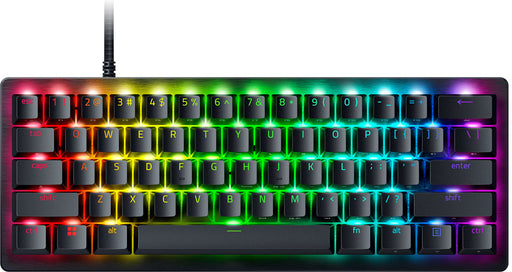 Razer - Huntsman V3 Pro Mini 60 Wired Analog Optical Esports Keyboard with Snap Tap Mode Rapid Trigger and Adjustable Actuation - Black