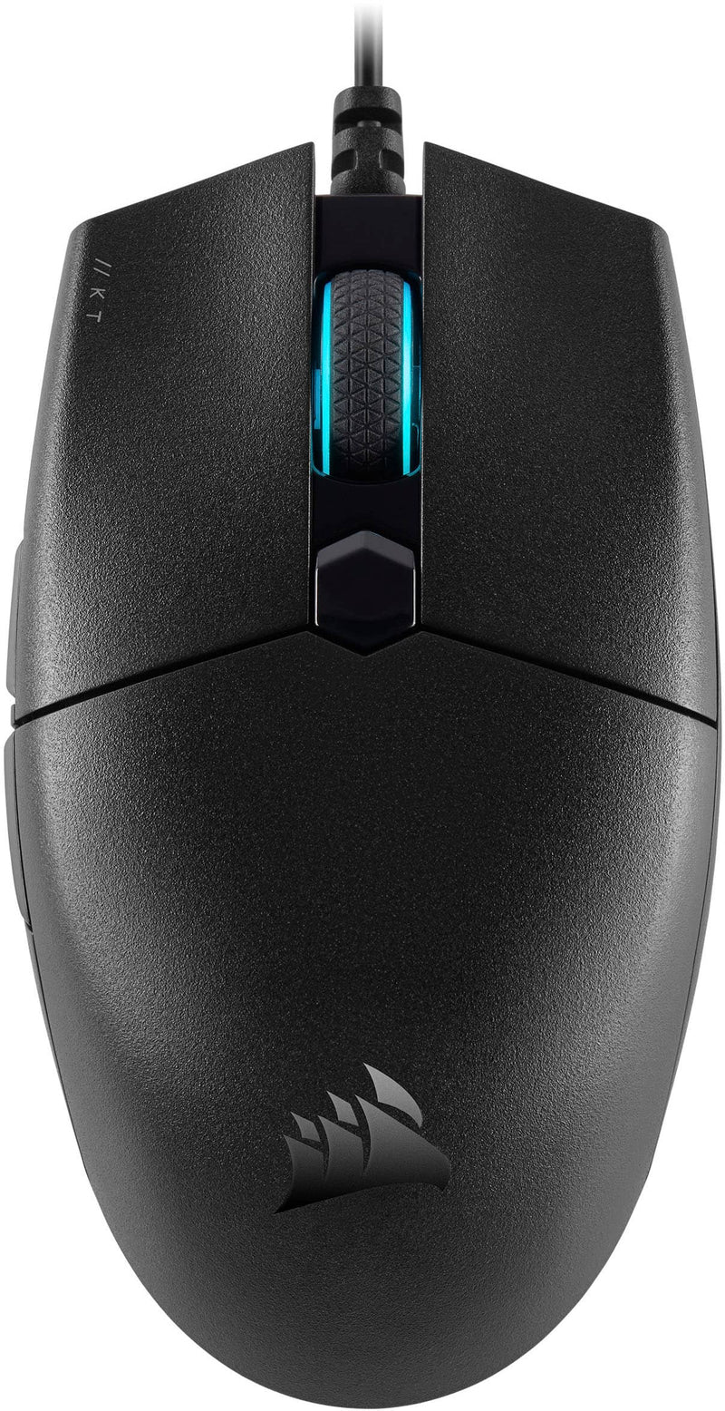 CORSAIR - KATAR PRO Ultra-Light Wired Optical Gaming Ambidextrous Mouse - Wired - Black