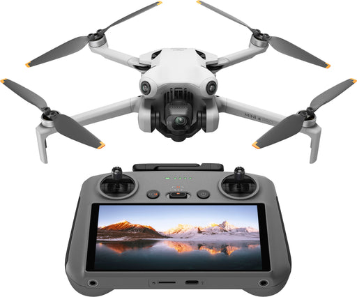 DJI - Mini 4 Pro Drone and RC 2 Remote Control with Built-in Screen - Gray