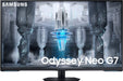 Samsung - Odyssey Neo G7 43" Mini 4K UHD 1ms AMD FreeSync Premium Pro Smart Gaming Monitor with HDR600 - Black